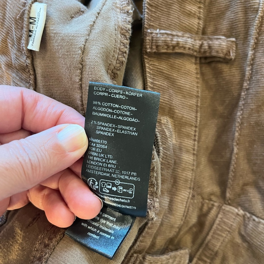 BDG Kendall Fluted Corduroy Maxi Skirt Brown boho Goblincore cottagecore Sz M - Picture 14 of 15